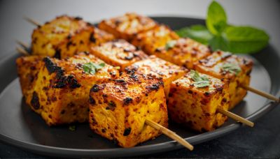 Fusion Paneer Tikka Pizza
